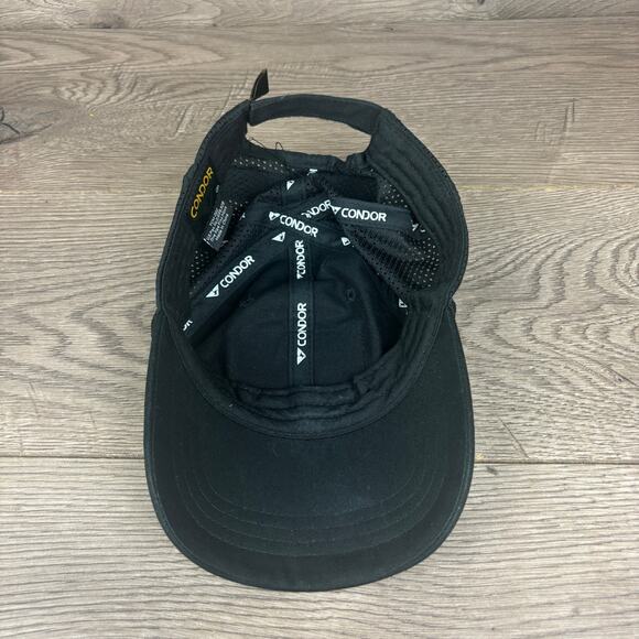 Condor Tactical Mesh Strapback Hat Cap Black Adjustable TCM-002 Hunting Hiking - Picture 11 of 16